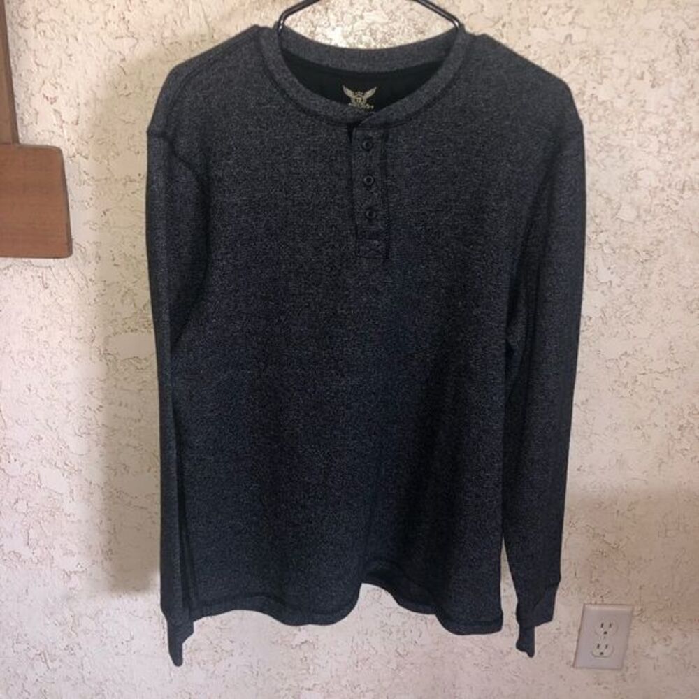 Faded Glory Mens Large Long Sleeve Pullover